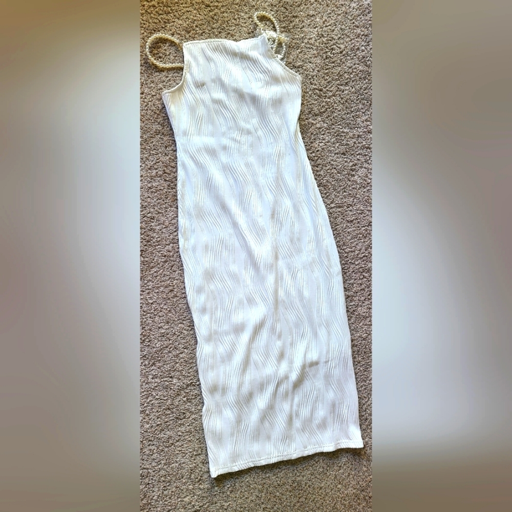 Off White Midi Dress